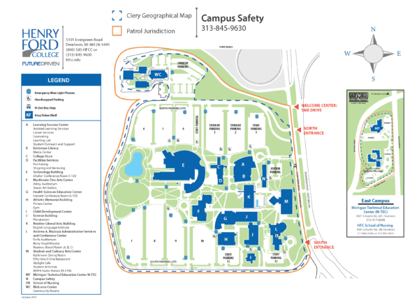 campus safety map